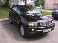 BMW X5, черный, 2009